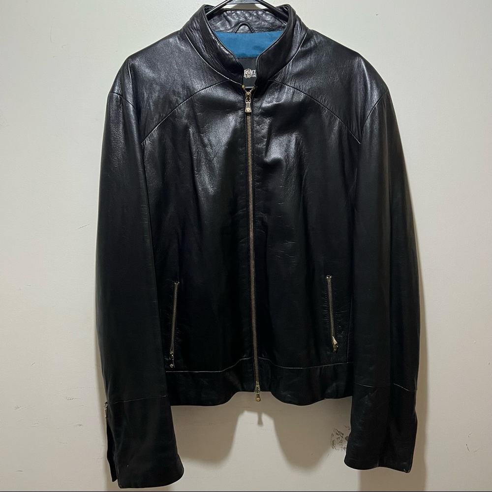VERSACE JEANS COUTURE LEATHER JACKET